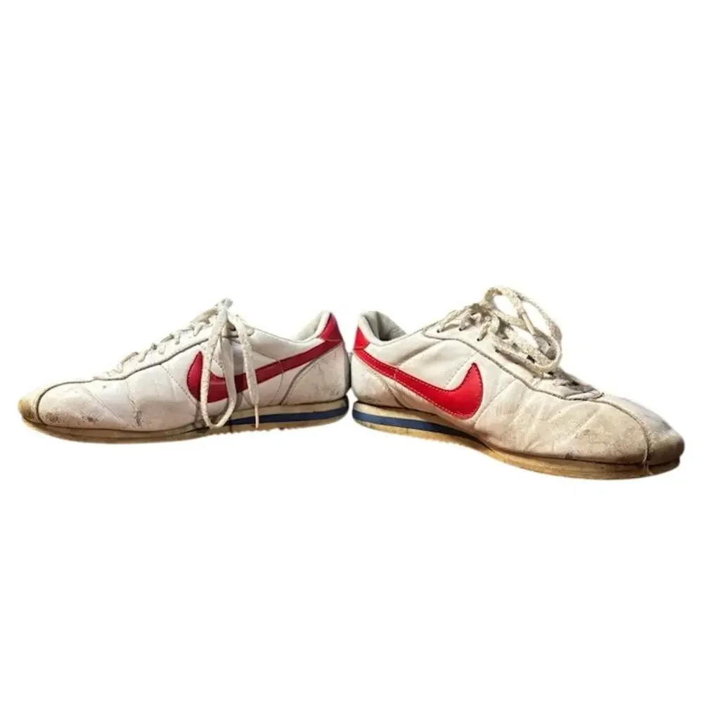 Vintage Nike Cortez sneakers 93-94 Forrest Gump white red and blue mens 10.5 VTG